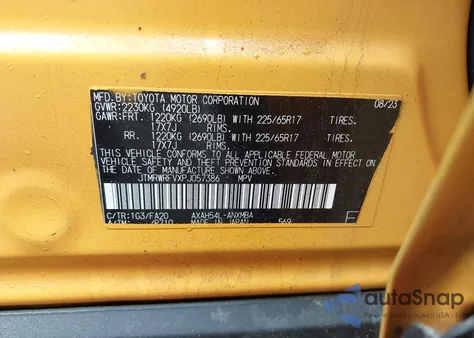 2023 Toyota Rav4 Hybrid Xle from USA, damaged, VIN JTMRWRFVXPJ057386